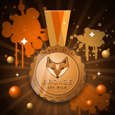 Medalie Bronze FOKS, 100 de bile