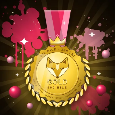 Medalie Gold FOKS, 500 de bile