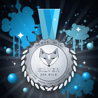 Medalie Silver FOKS, 200 de bile